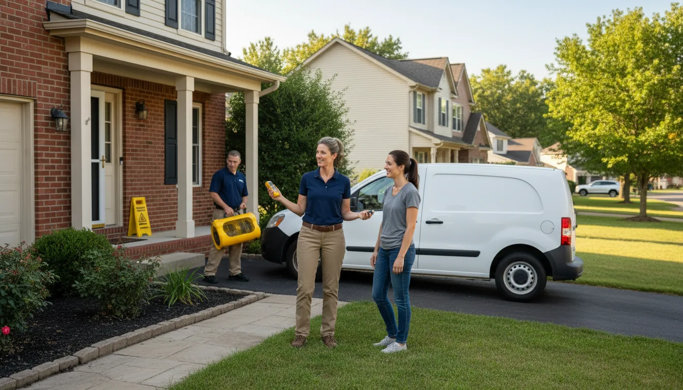 Water restoration image for Home Water Damage Repair in Bowden, WV